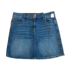 NWT Maurice’s Blue Denim Stretch Jean Mini Skirt